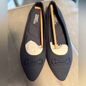 Market and Spruce Navy Blue Flats size 7 NWOT